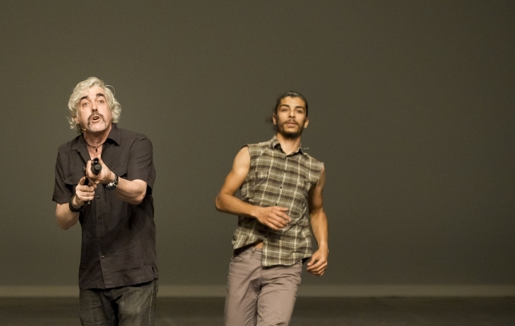 Davis Freeman and one of the dancers in All You Need to Know .