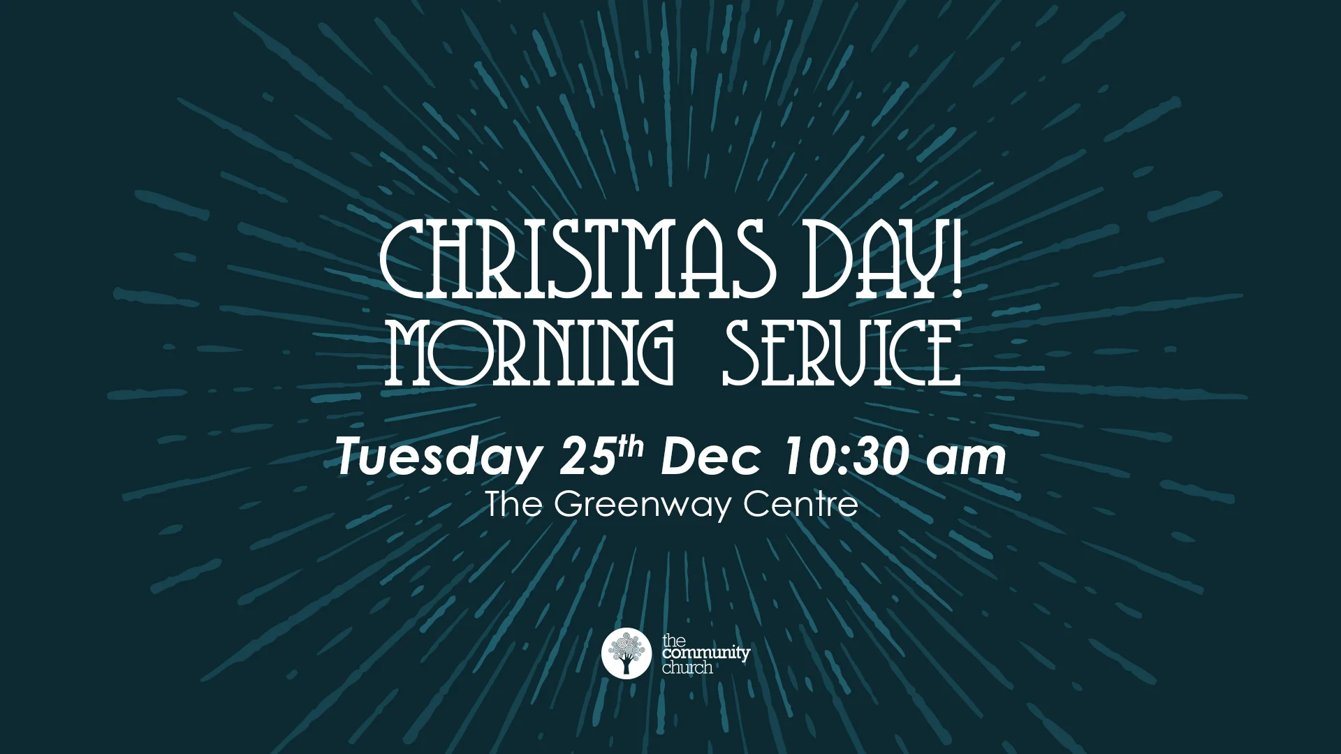 Join us for an hour to celebrate Christmas morning together, mince pies included.