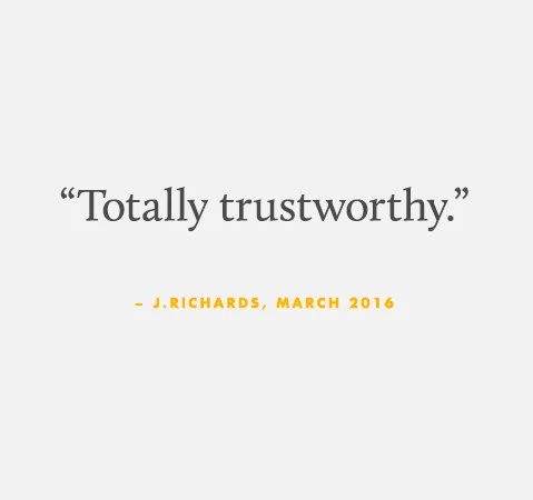 Totally trustworthy