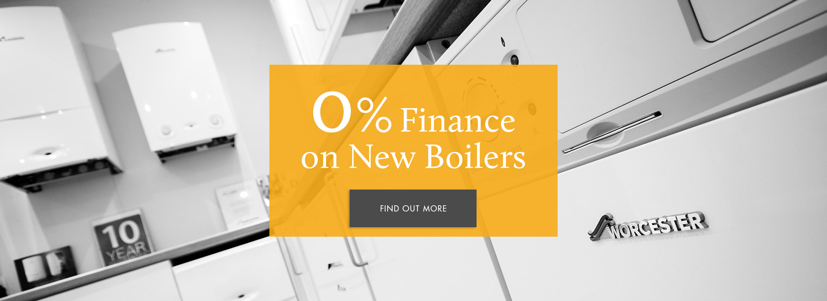 0% finance on all new boilers