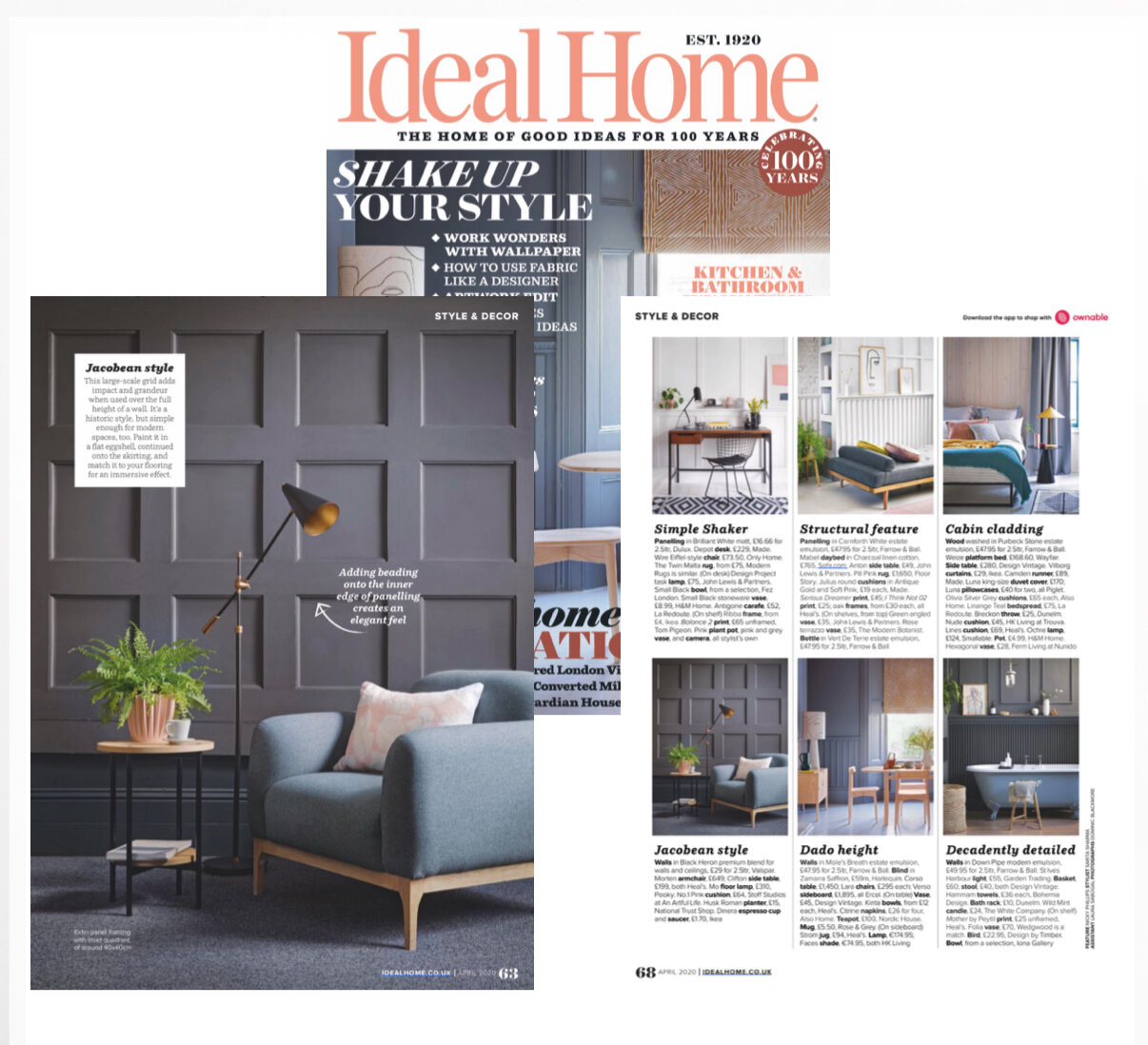 Ideal Home | April 2020 | No 1 Cushion Plaster Pink