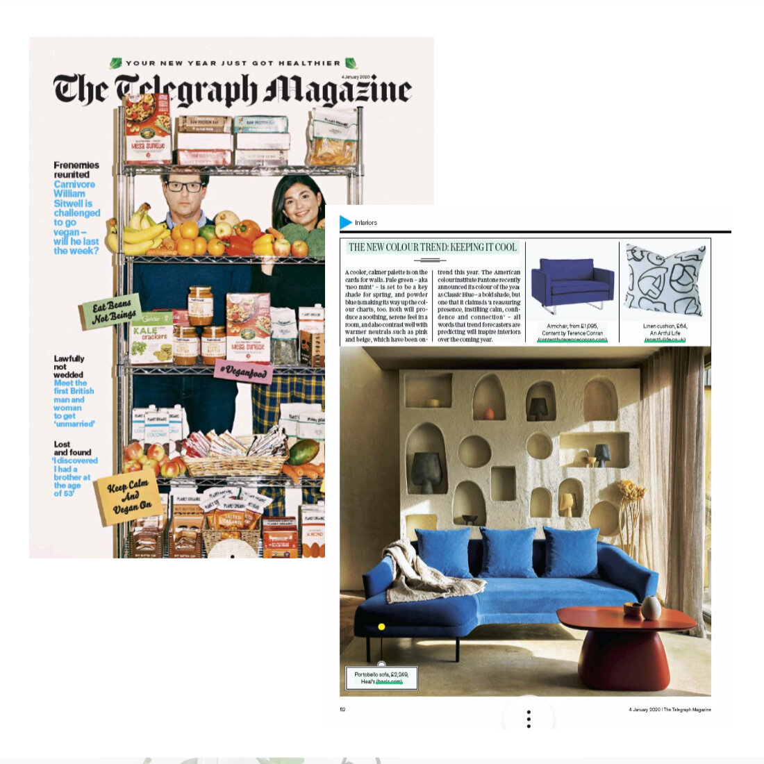 Telegraph Magazine | January 2020 | Icon Cushion Garden