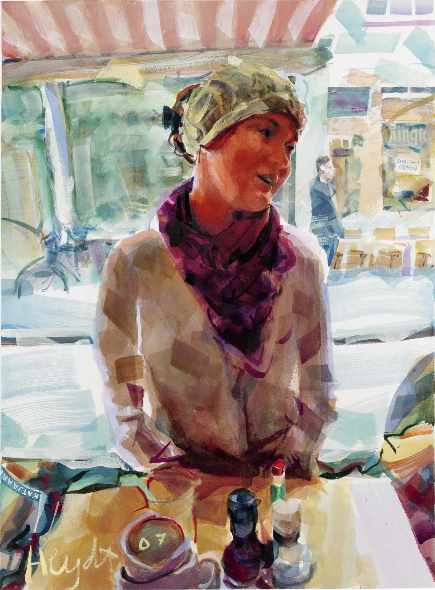 NewportantIII-Bernadette At Breakfast.jpg