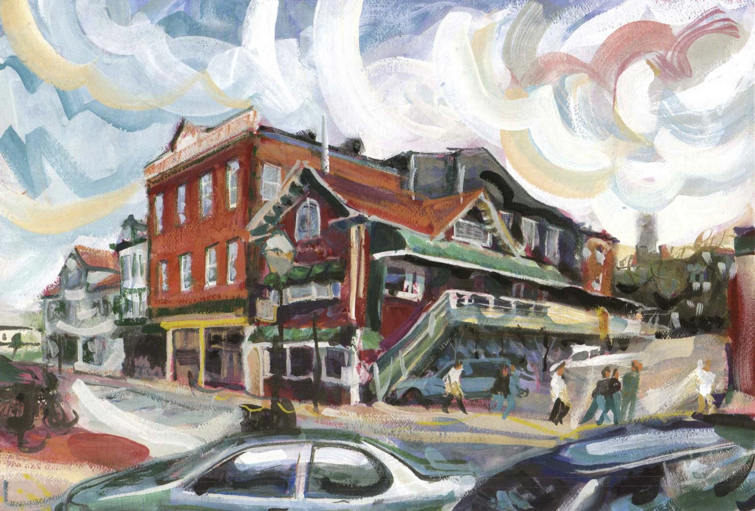 The Music Hall and Benjamin’s on Thames, Spring 1998