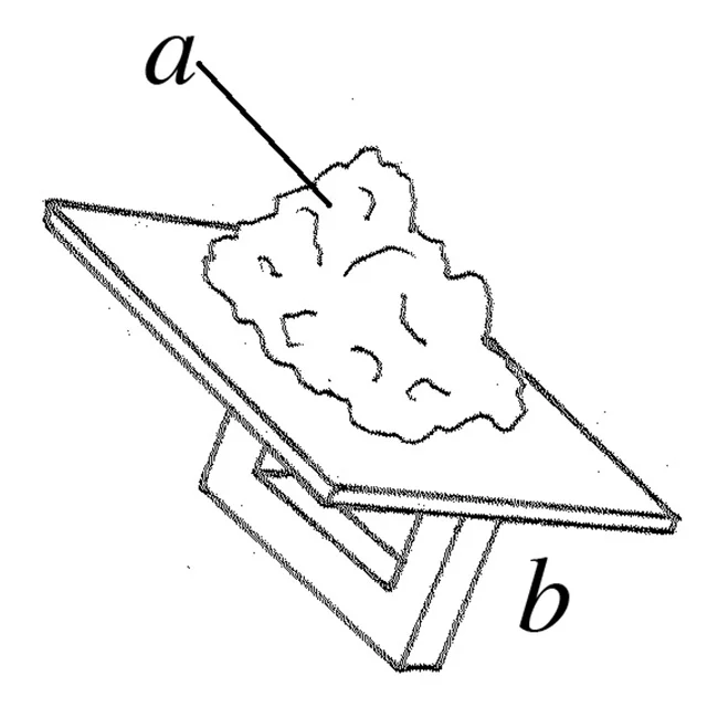 a. E: mortar; F: mortier m, 'colle' f; G: Mörtel m, Speis m b. E: hawk; F: taloche f; G: Reibbrett s, Maurerscheibe w