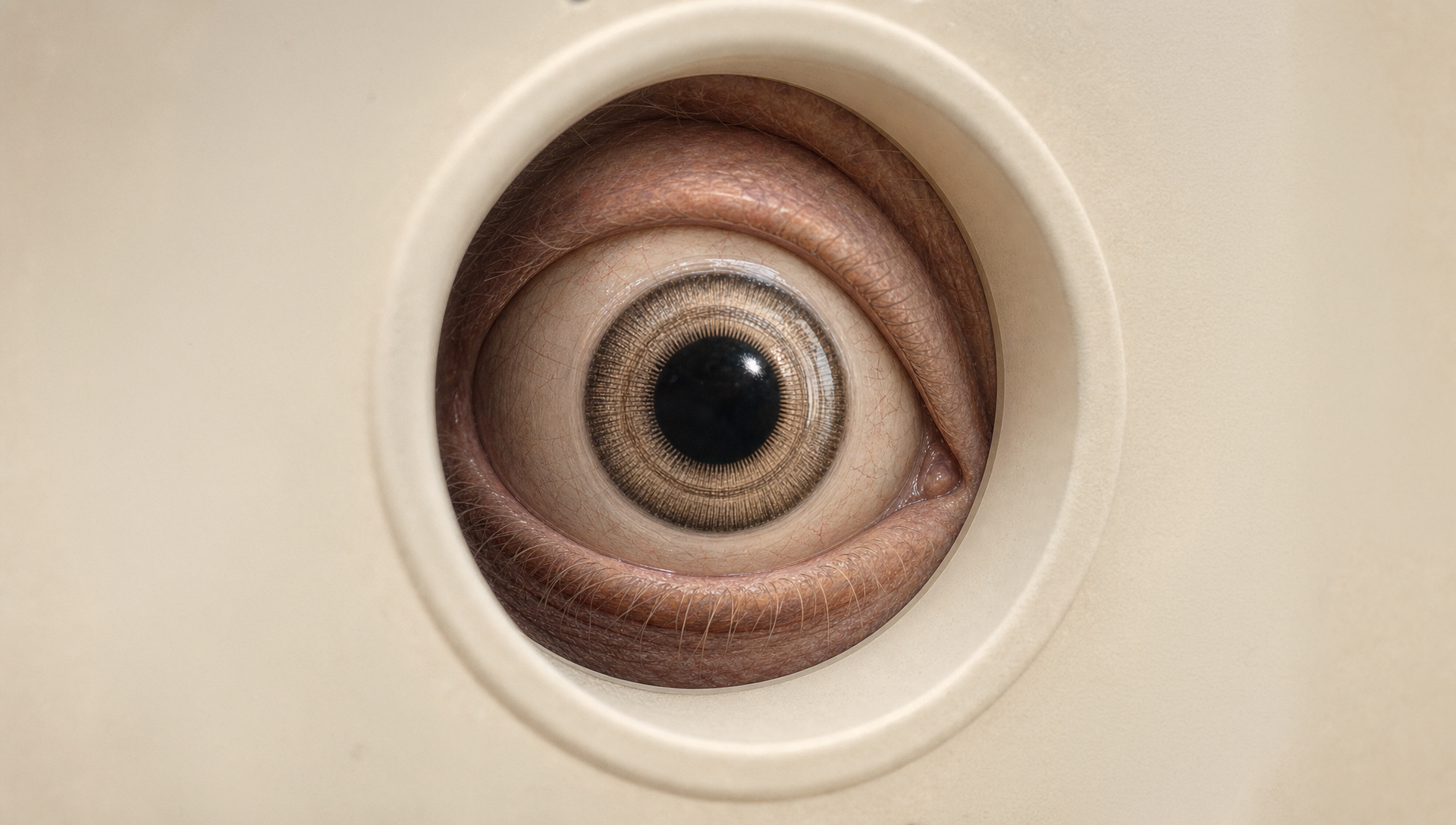 GPT Image 2 - use the image 1 as reference for the character looking through a hole_ to regenerate a.png