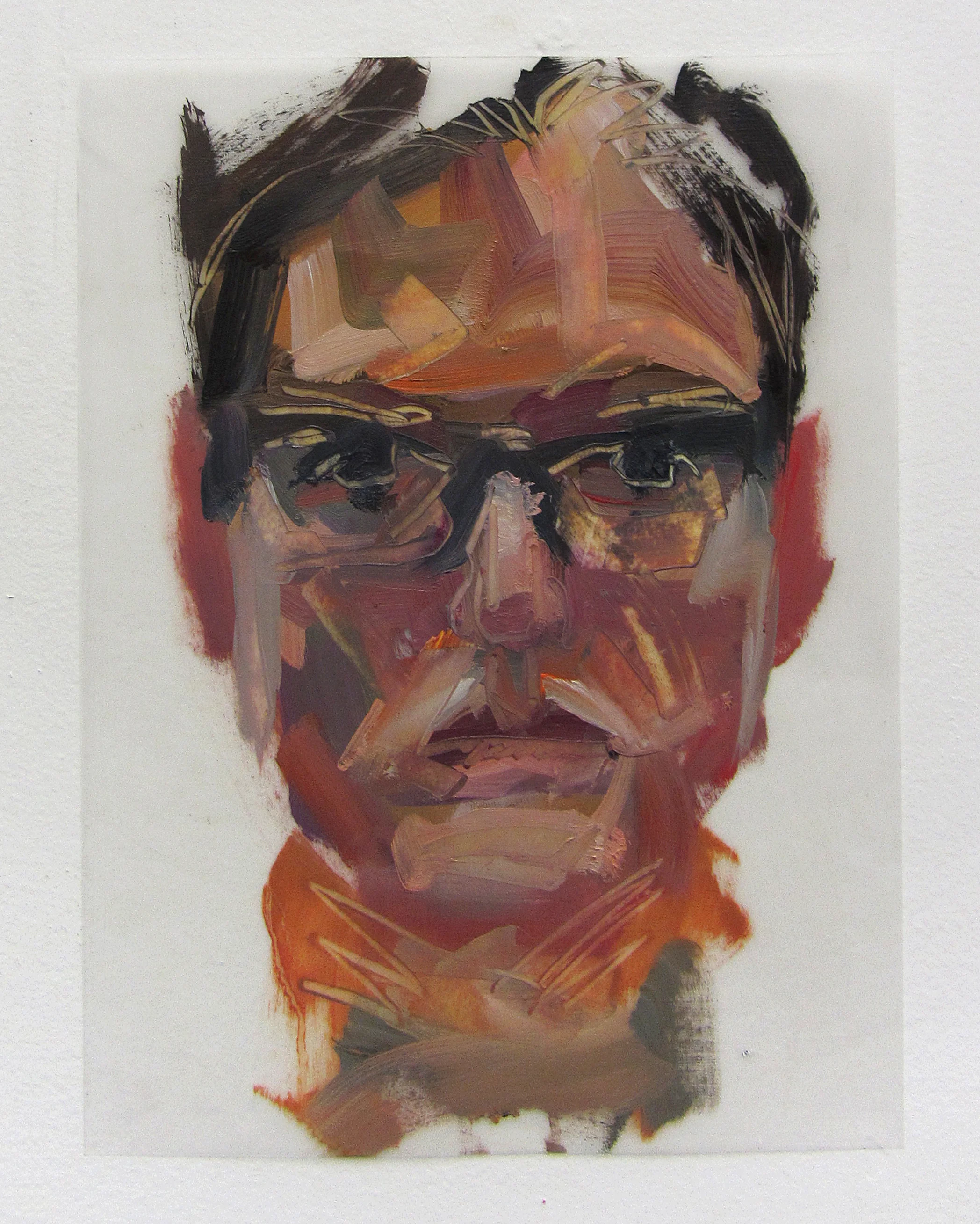 12" x 9" oil on mylar