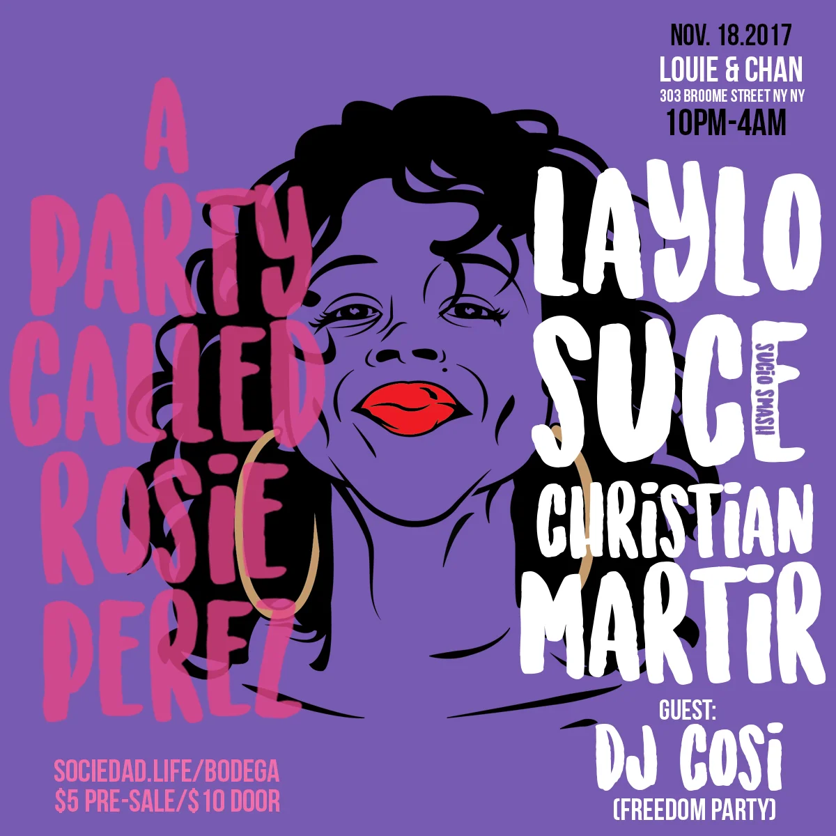 A Party Called Rosie Perez- Novemeber 18, 2017