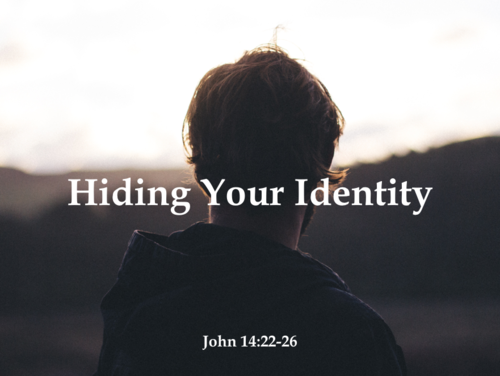 Hiding Your Identity: Judas (not Iscariot)