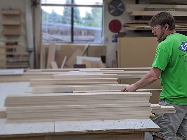 Getting started building the doors for a custom kitchen. #customkitchenbuild