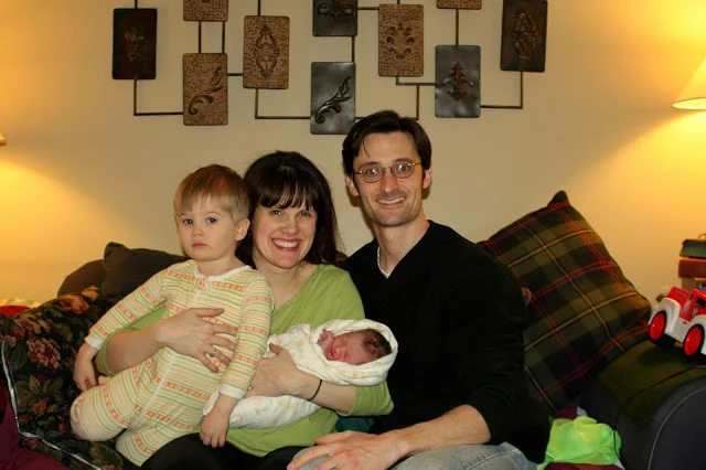 Our family, the day of the exciting homebirth of our baby girl, in Queens (BirthMattersNYC blog)
