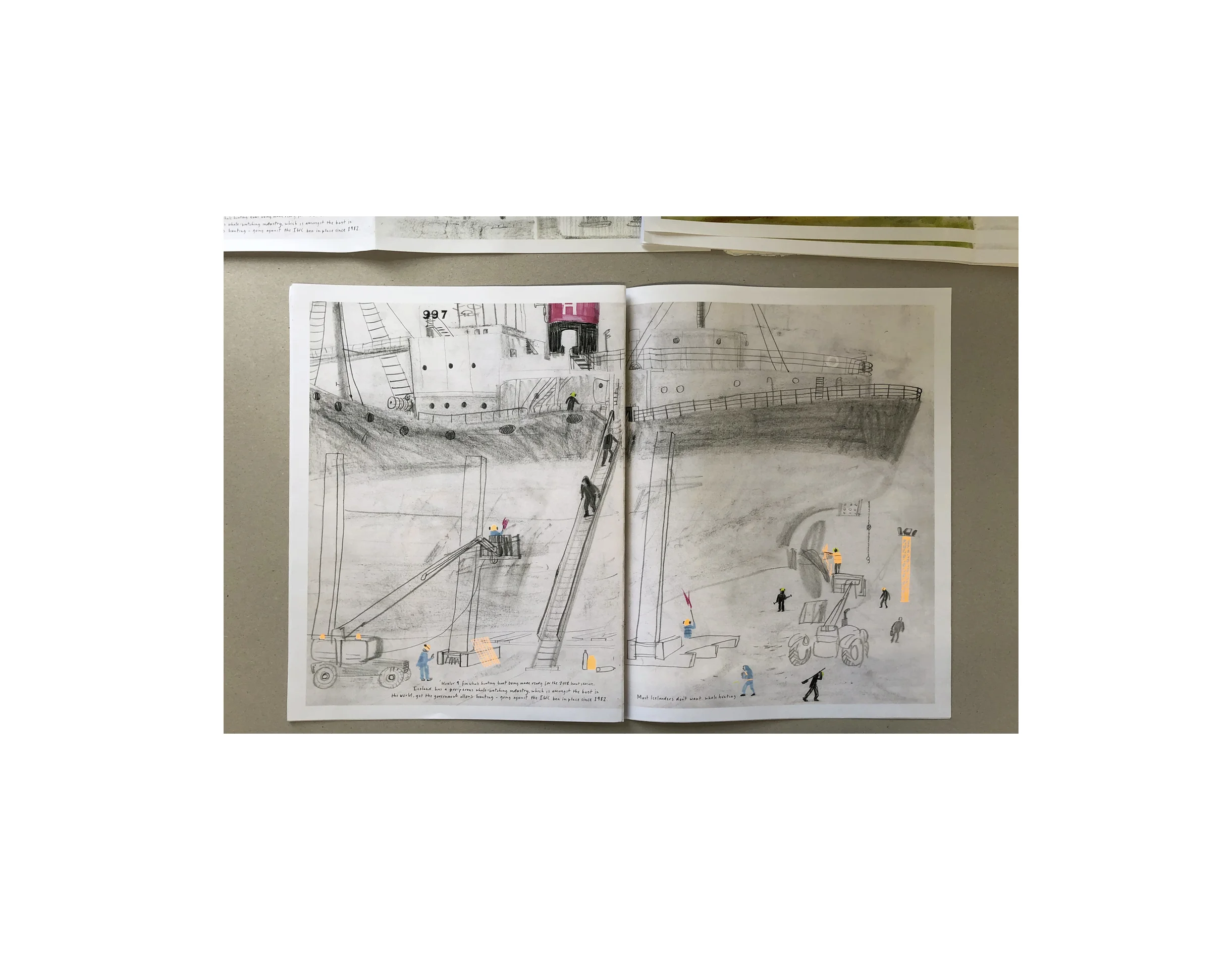 Iceland Sketchbookzine interior