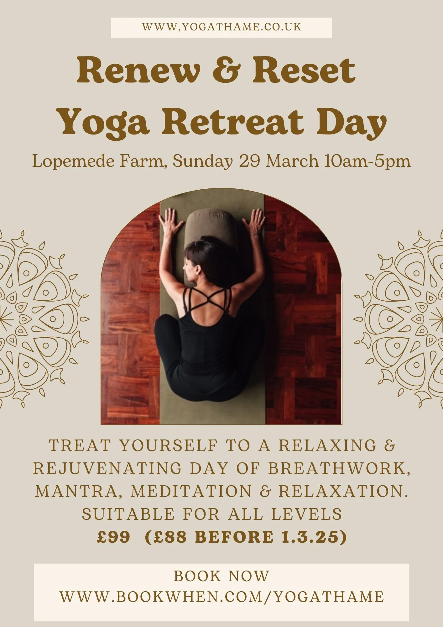 Reset &amp; Renew : A Yoga Day Retreat