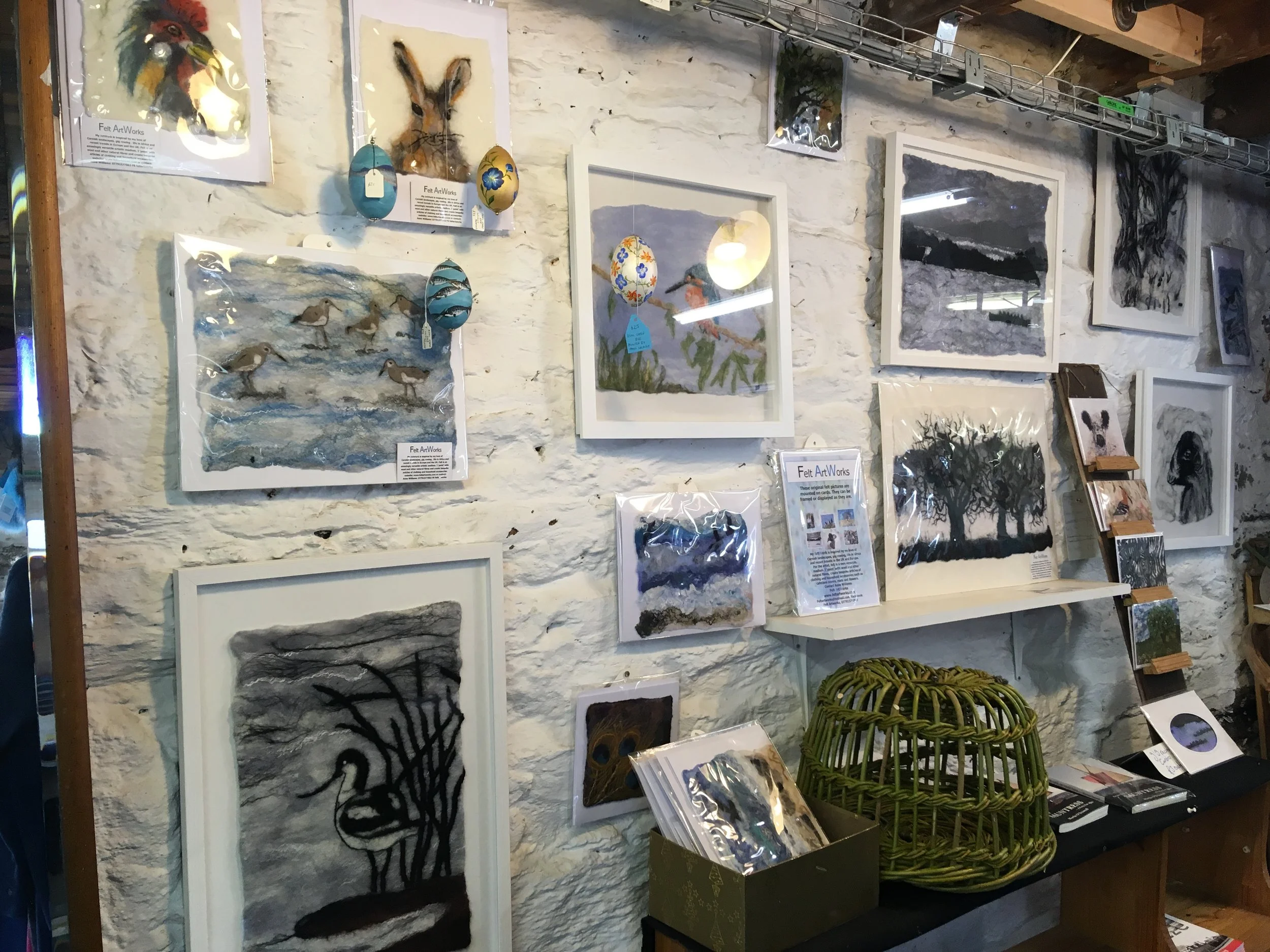  New work can be seen at Saltcellar Workshops, Porthleven, Cornwall