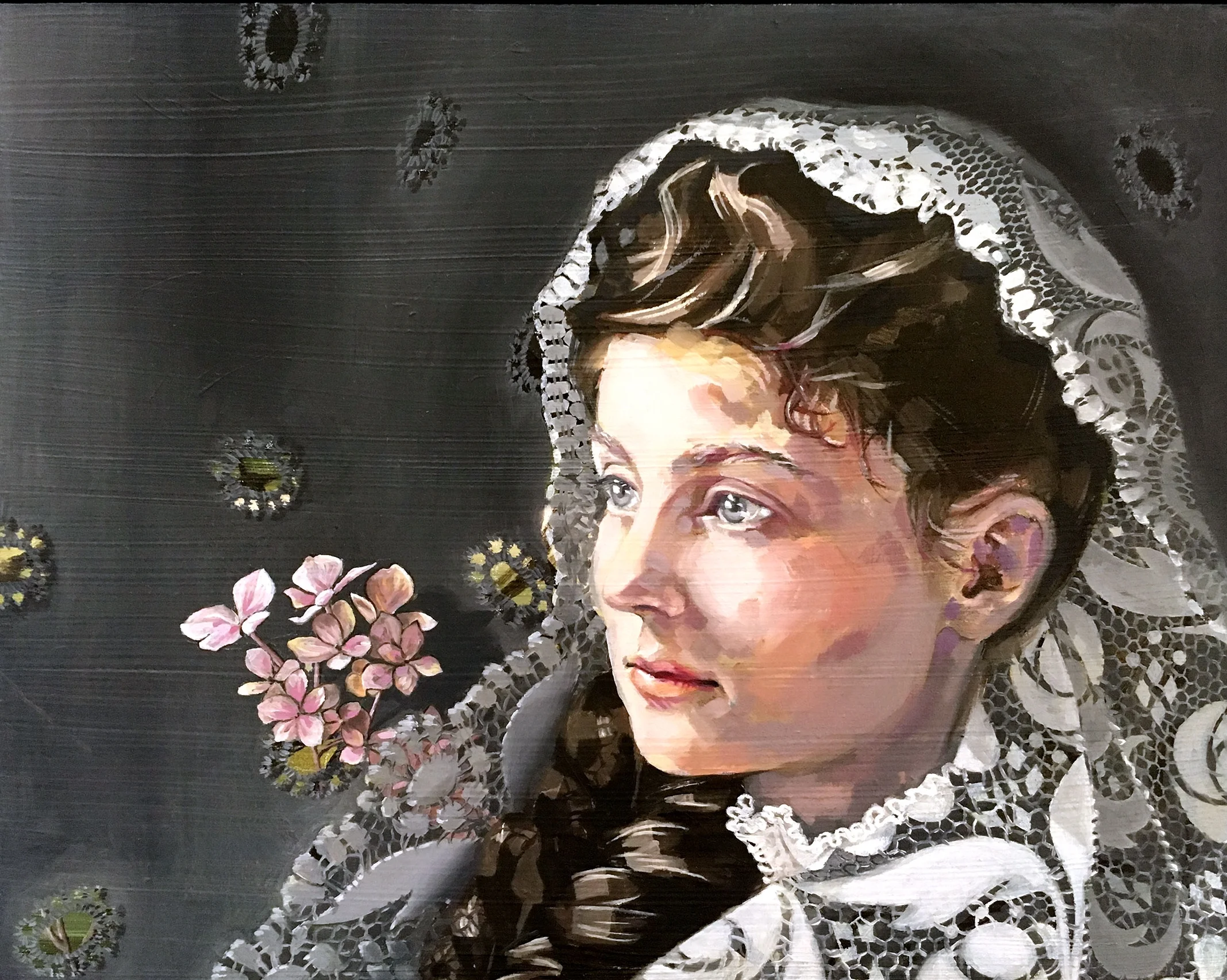 Lizzie Davant c. 1900 | 10x8" | $650