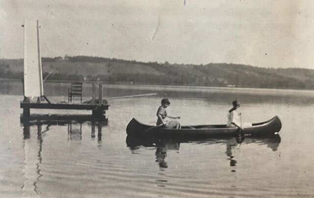 A clue and a bit of summer. Putting the pieces together as a leaf through my great grandmother&rsquo;s album. No detail too small ;) #marj and #sylvia #foundphoto #edwardian #genealogyphotoaday