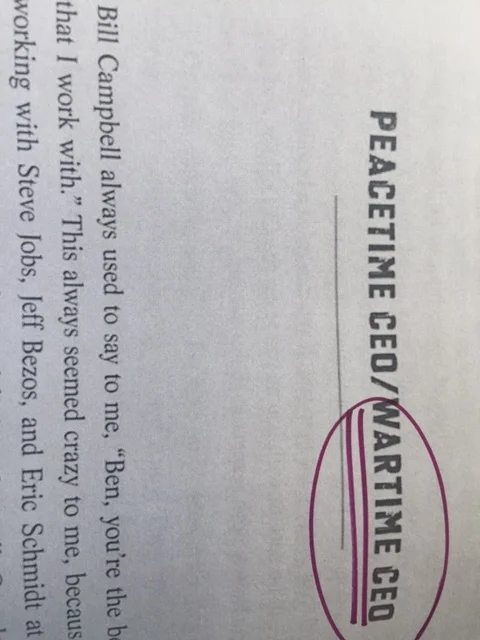 When All Hell Breaks Loose, Startups Need a "Wartime CEO"