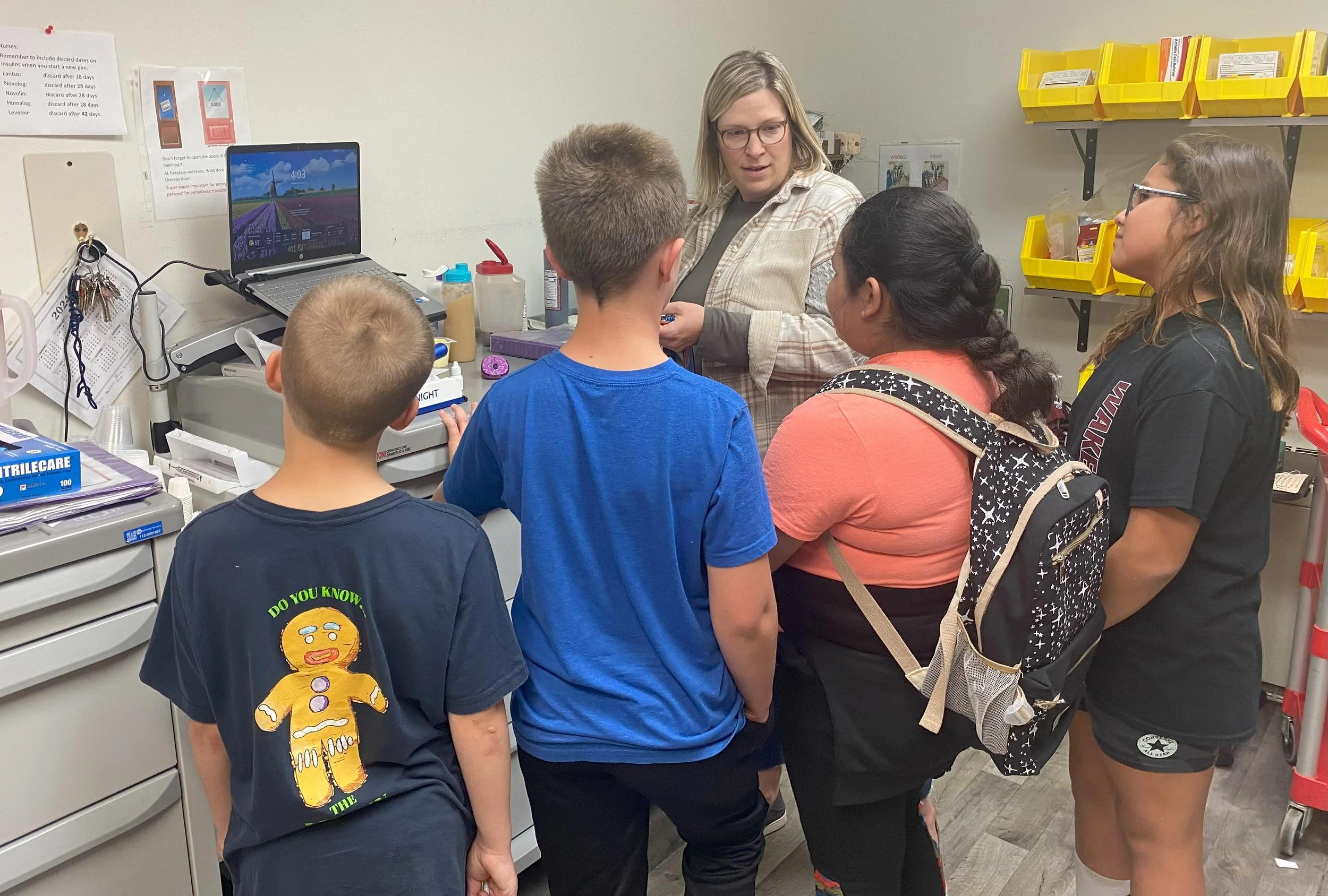 Neb Health Careers Pipeline-Wakefield Health Care Center-Traci H and participants.jpg