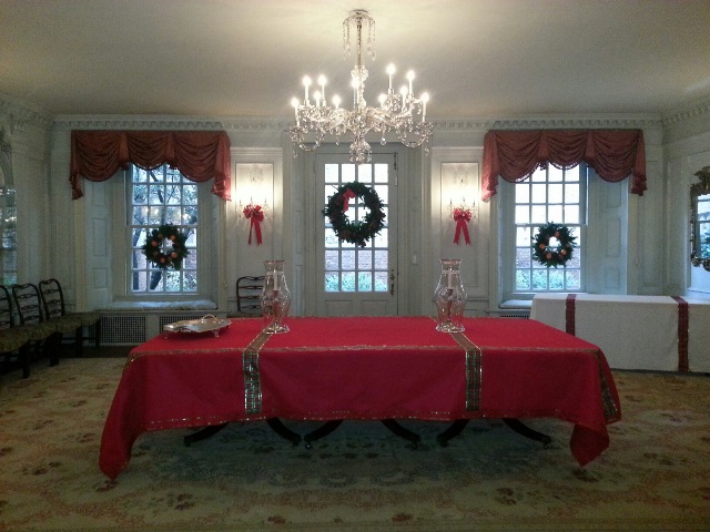 Dining Room and MPs handmade tablecloth.jpg
