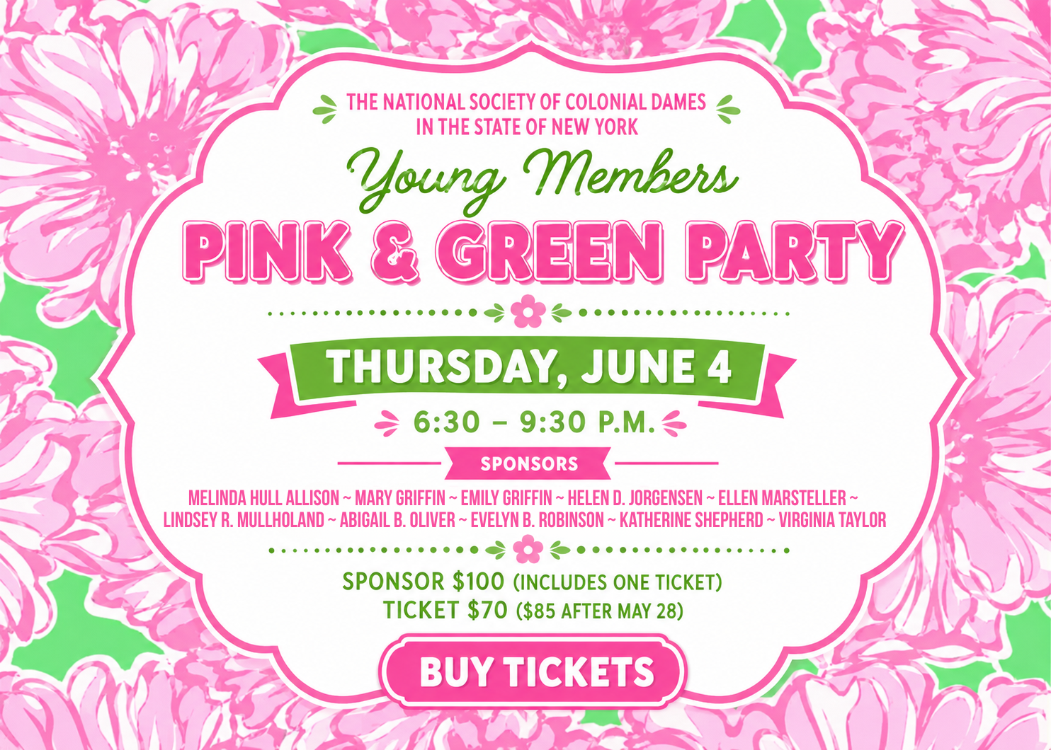 Young Members Pink &amp; Green Party