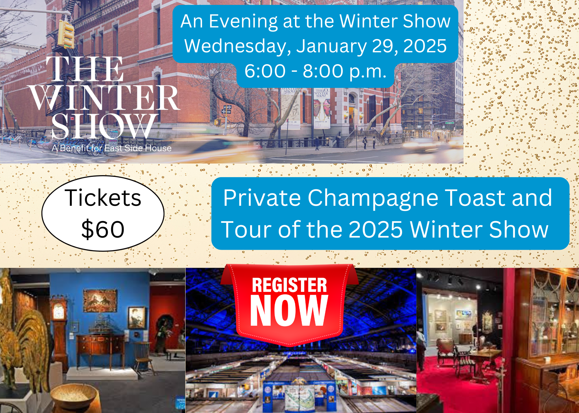 Private Winter Show Toast and Tour