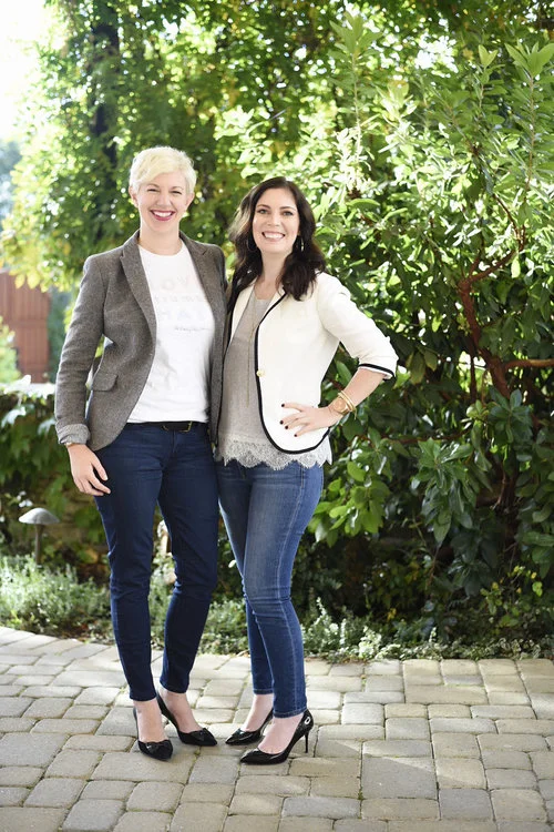With Gretchen Culver of Rocket Science Events at Oh So Inspired in Sonoma, California. Photo by Chloe Mackintosh of Boxwood Avenue .