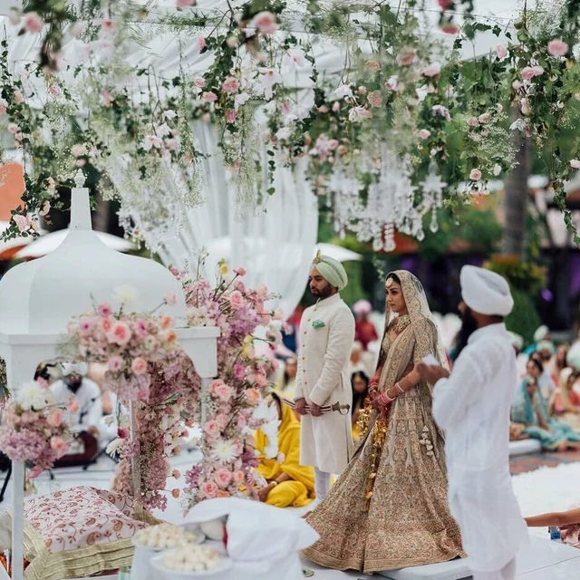 The destination wedding of actress Amrita Puri and Imrun Sethi.
