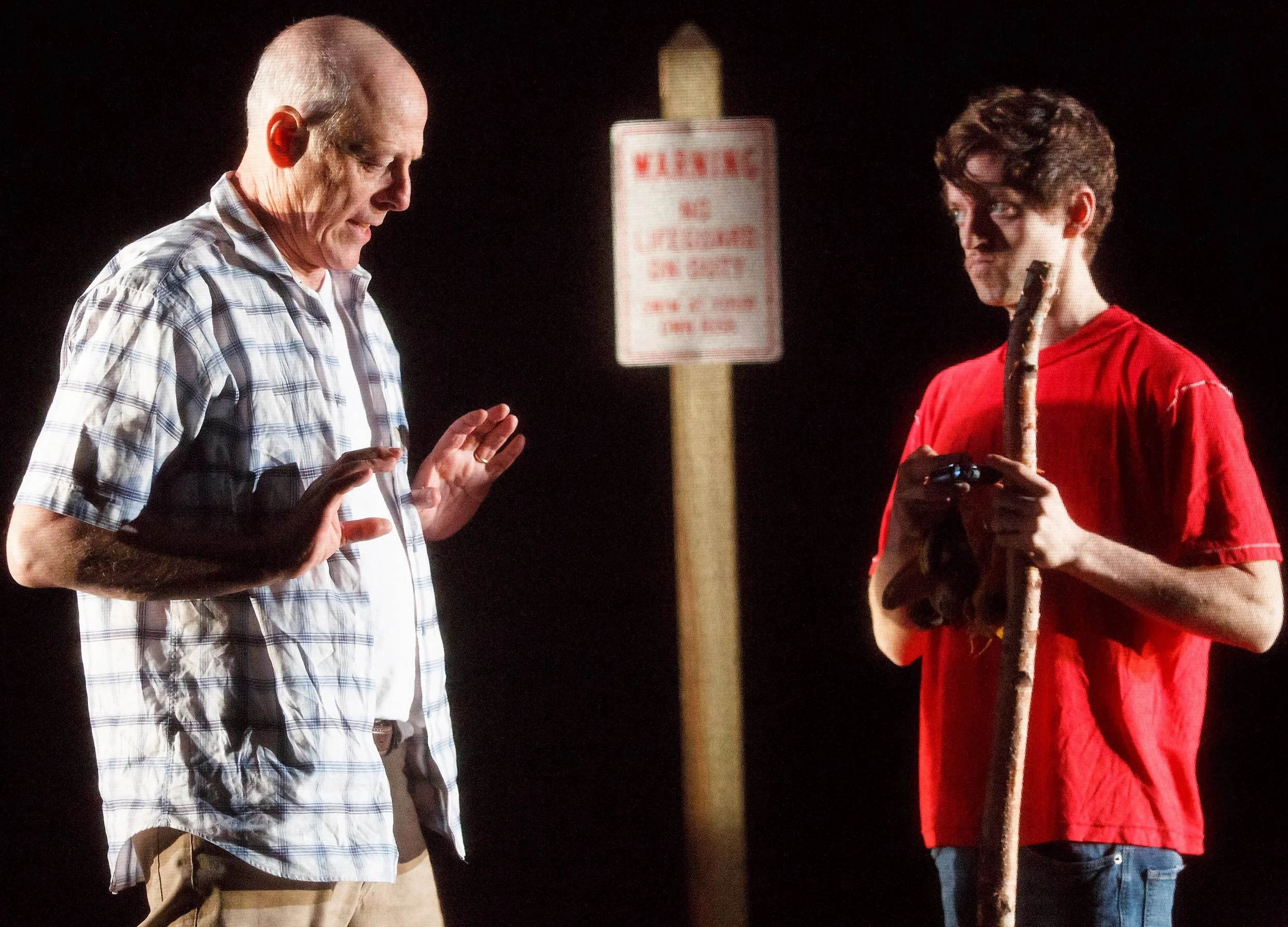 Blum as Pete encounters Ethan Dubin as Tate in the California desert.