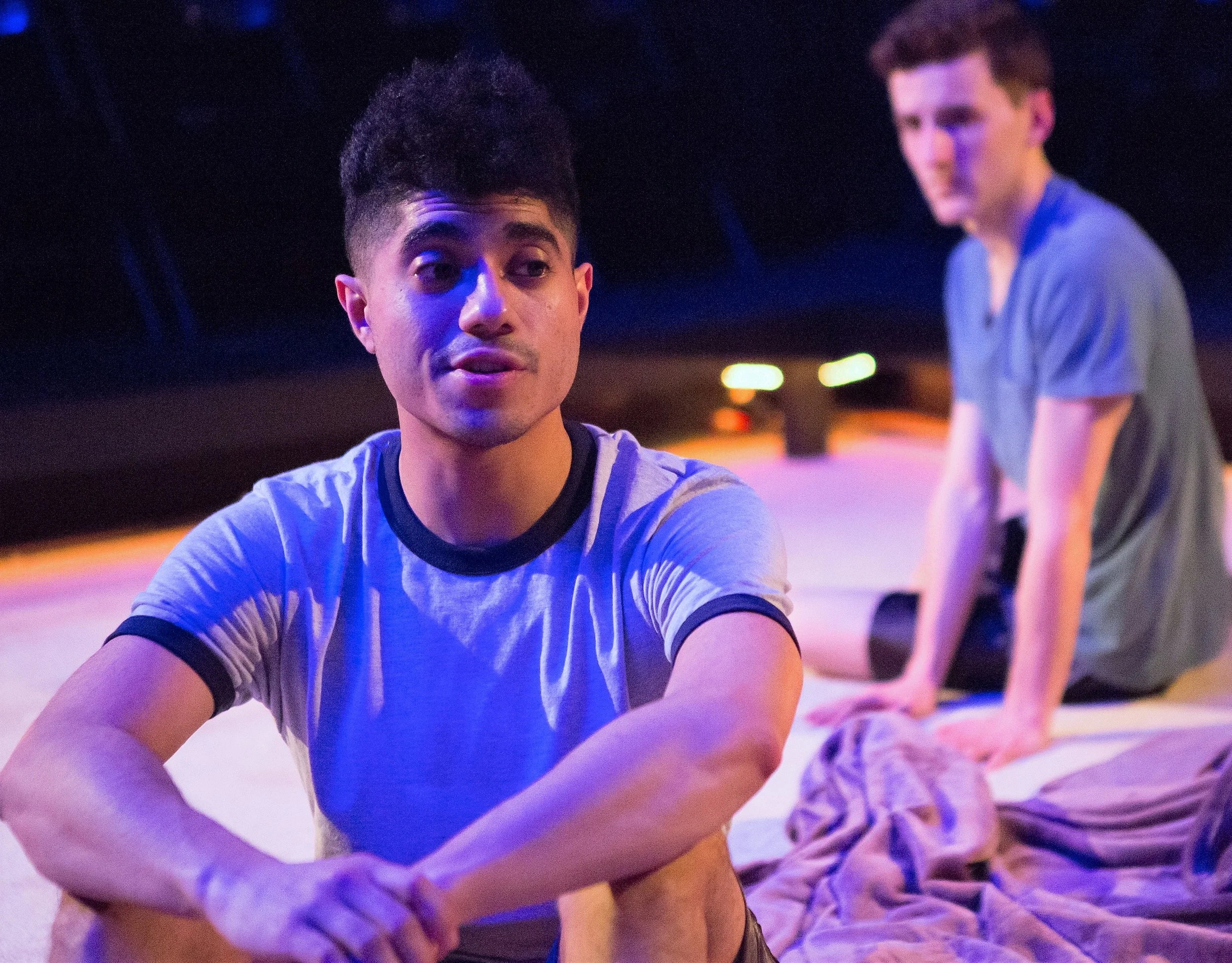 "The Other Michael" (Gonzalez, left) holds court. Photographs by Hunter Canning.