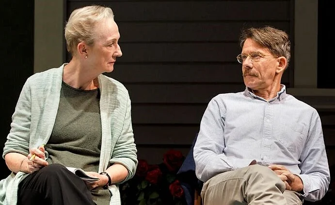 Chalfant as Ann and Reddin as Michael keep vigil in the hospital. Photographs by Joan Marcus.
