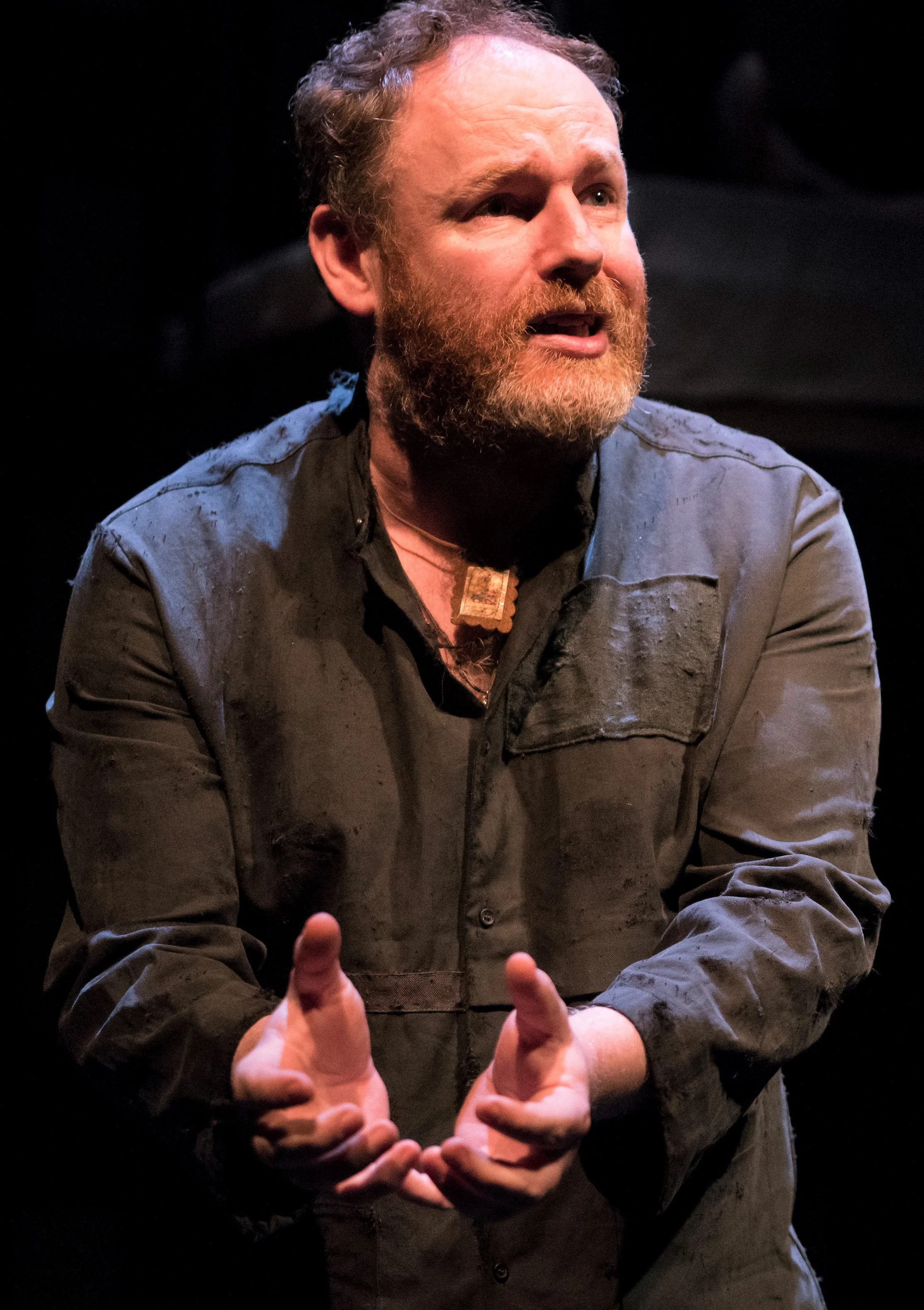 Ganly as the anguished PJ. Photographs by Patrick Redmond.