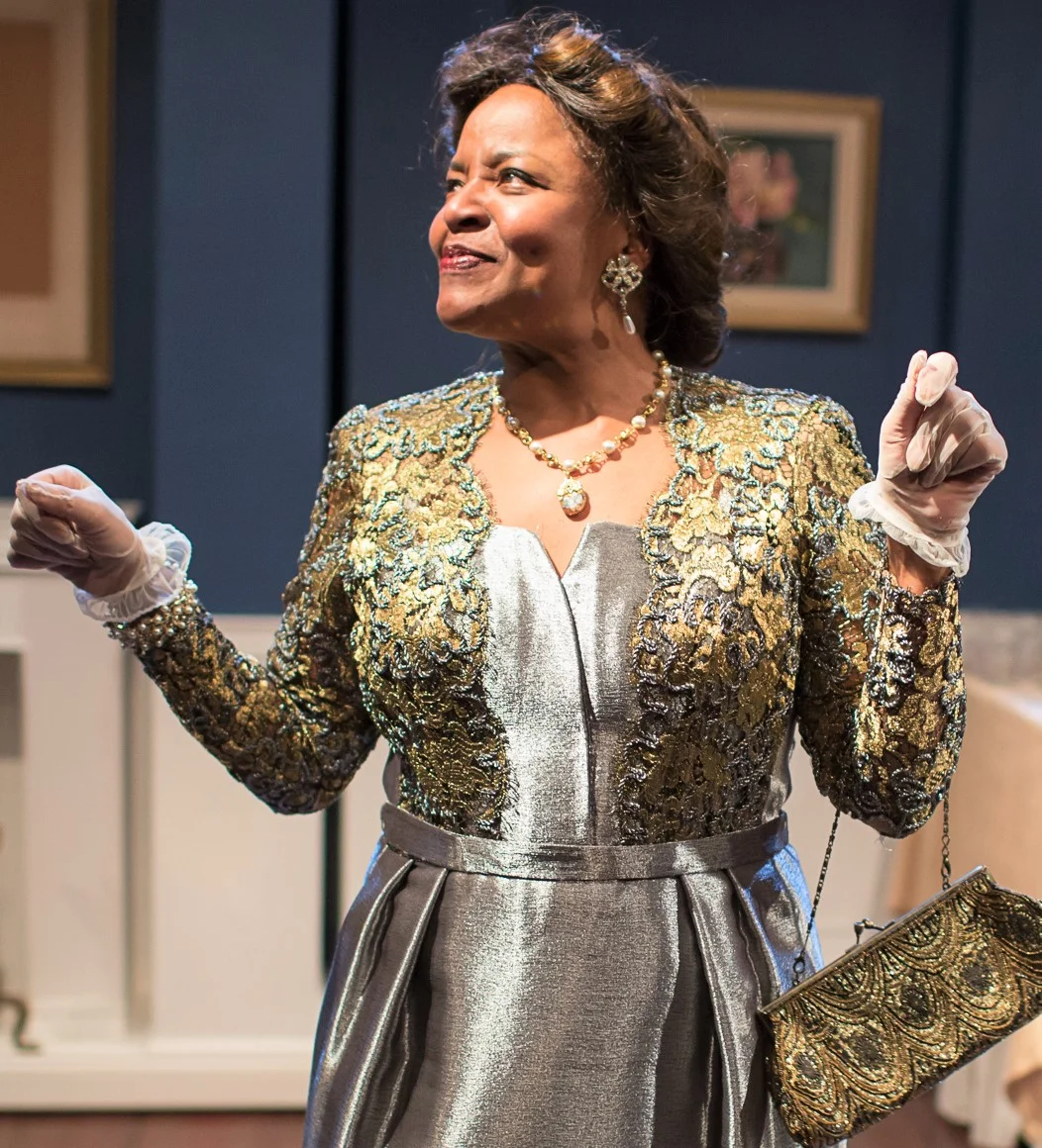 Linda Kuriloff plays Lulubelle Alexander, the lone Democrat in Howard Lindsay and Russel Crouse’s comedy. Photographs by Vadim Goldenberg.