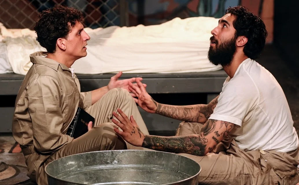 Bara (d’Amato) and Jesús, played by Anwar Wolf, make a spiritual connection.