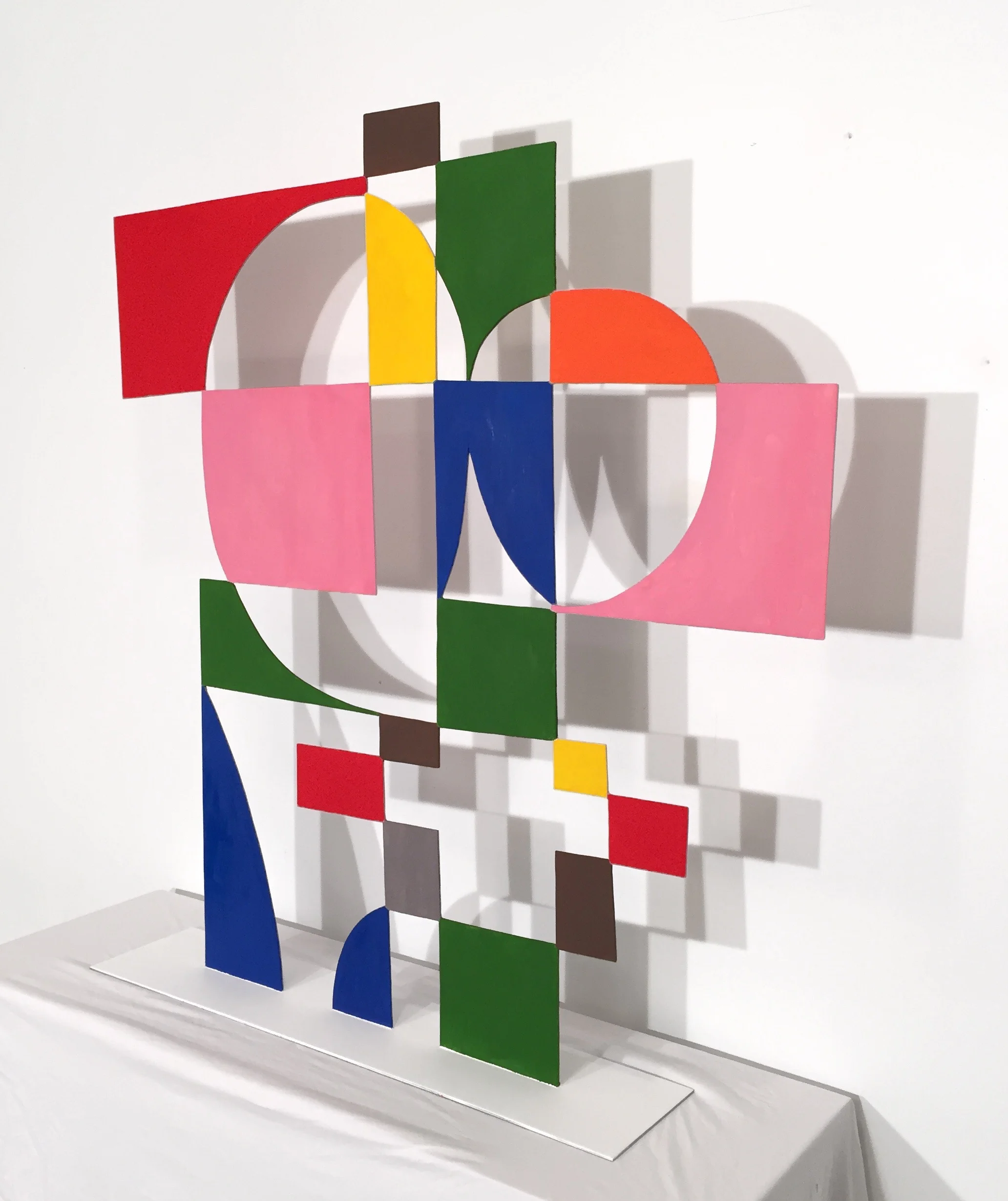 Figure III, 2016. 35.25"x32"x6", oil on steel