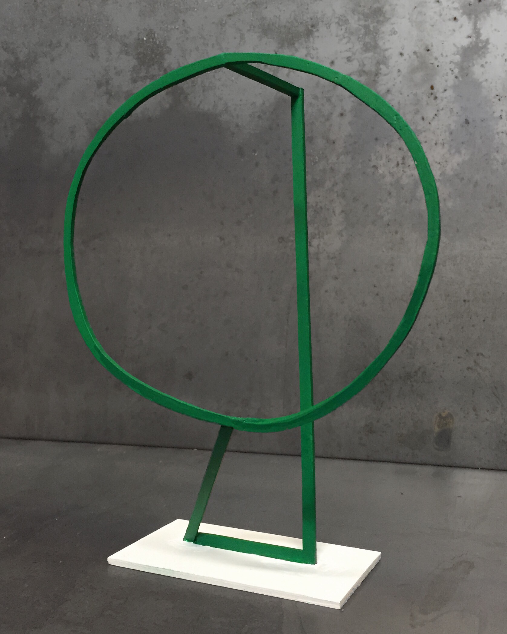 Mood Ring, 2016. 8"x6"x3, oil on PVC