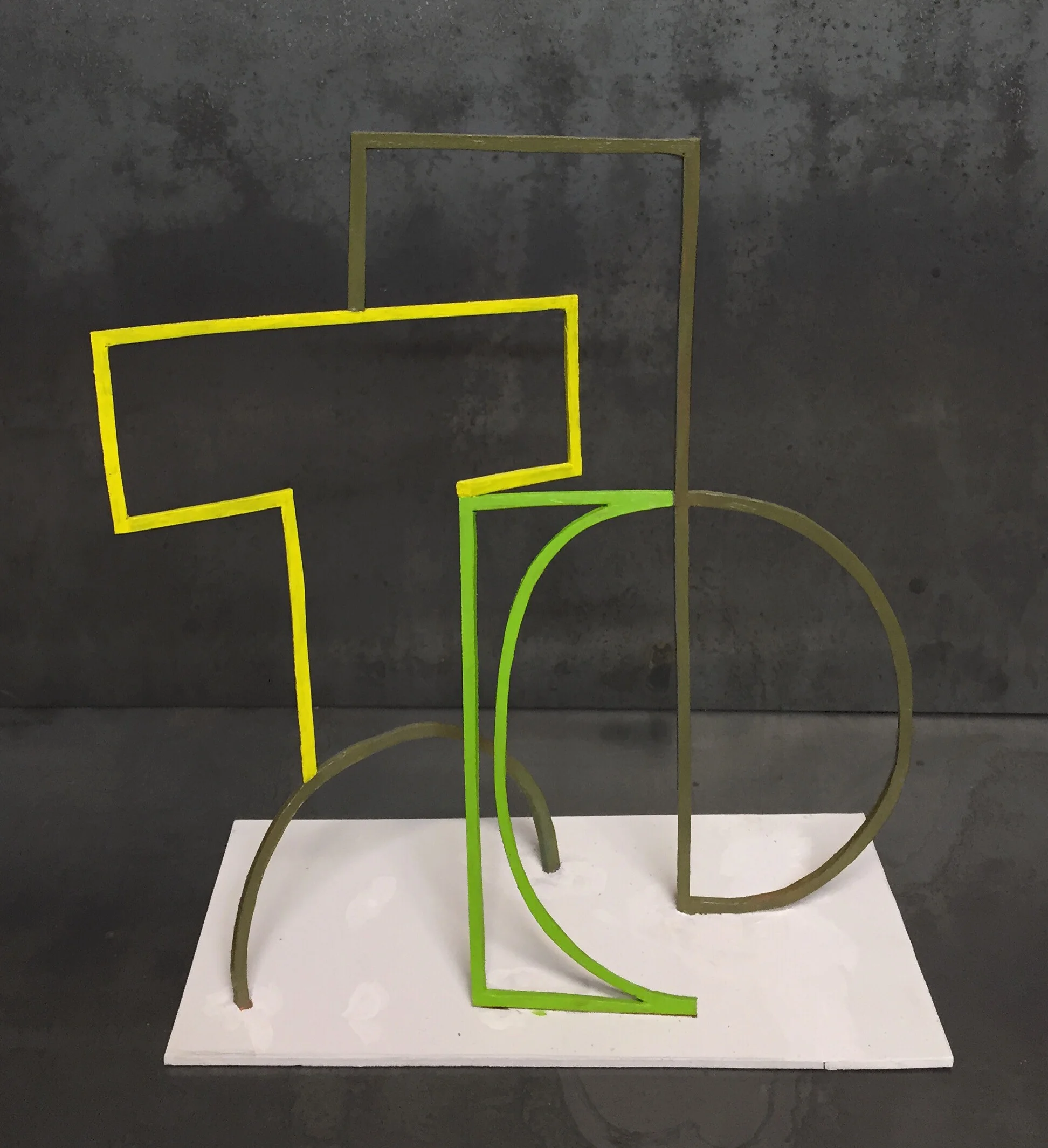 Still Life, 2016. 12"x11"x6", oil on PVC