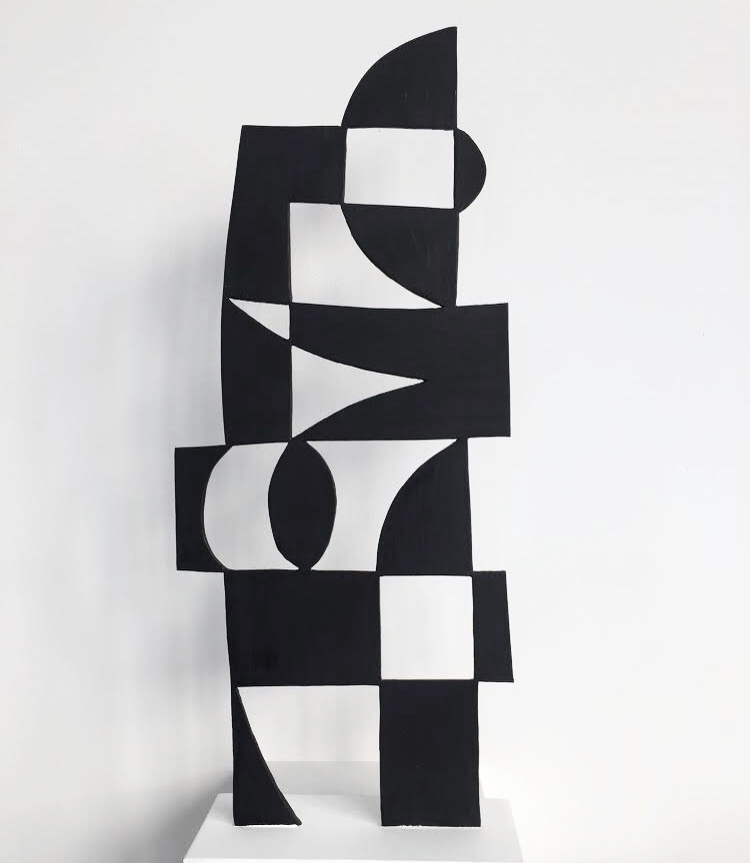 Rook, 2016. 14"x5"x2", oil on steel