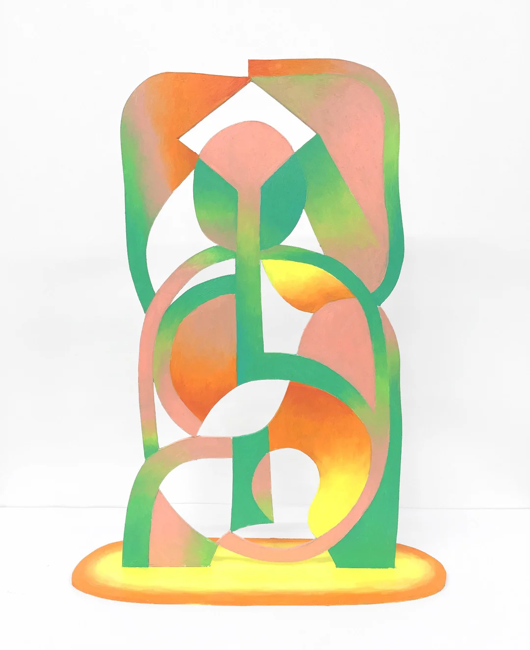 Fever Dream, 2107. 14"x9"x3", oil on PVC