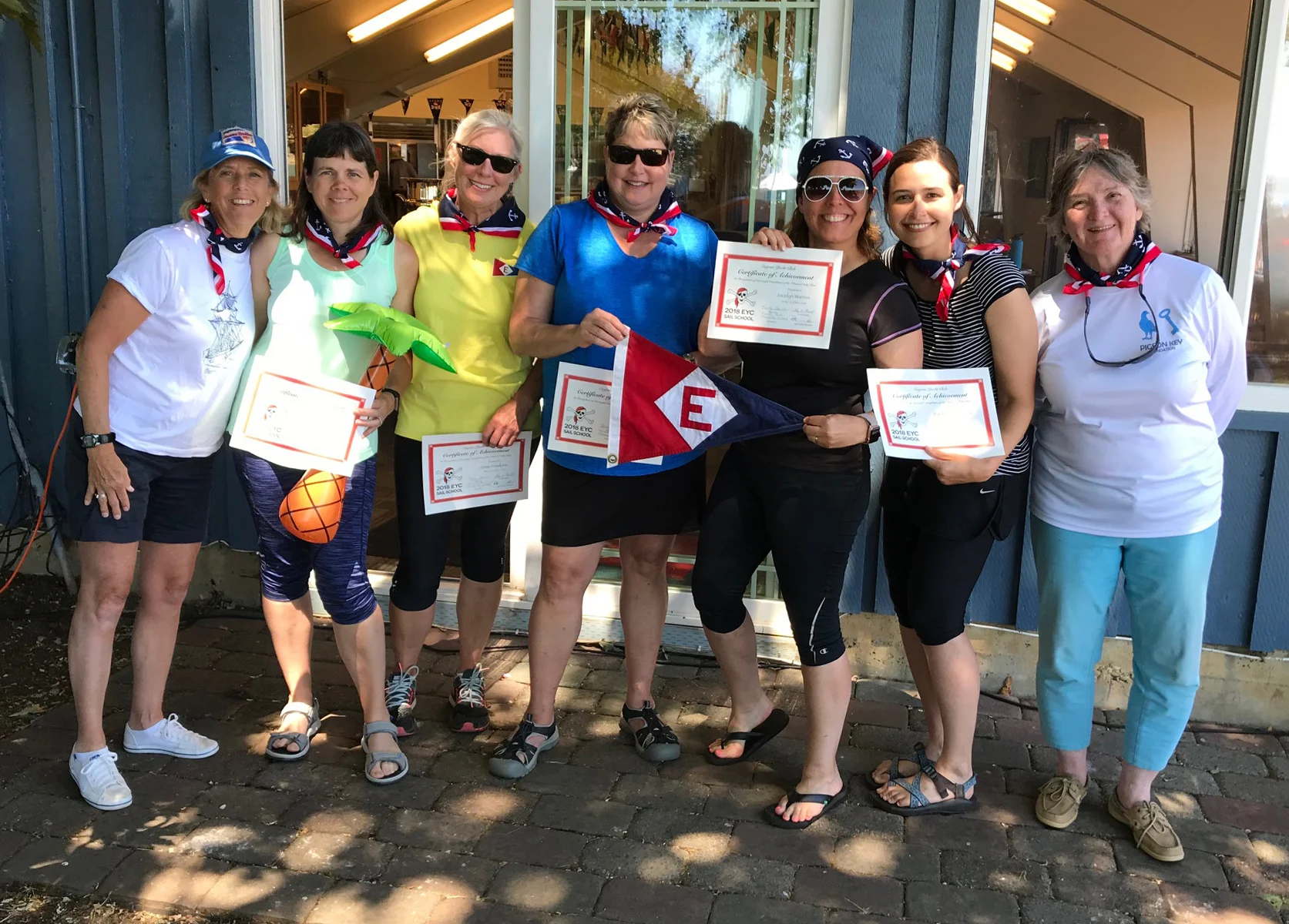 The Women’s Class at 2018 Sail School
