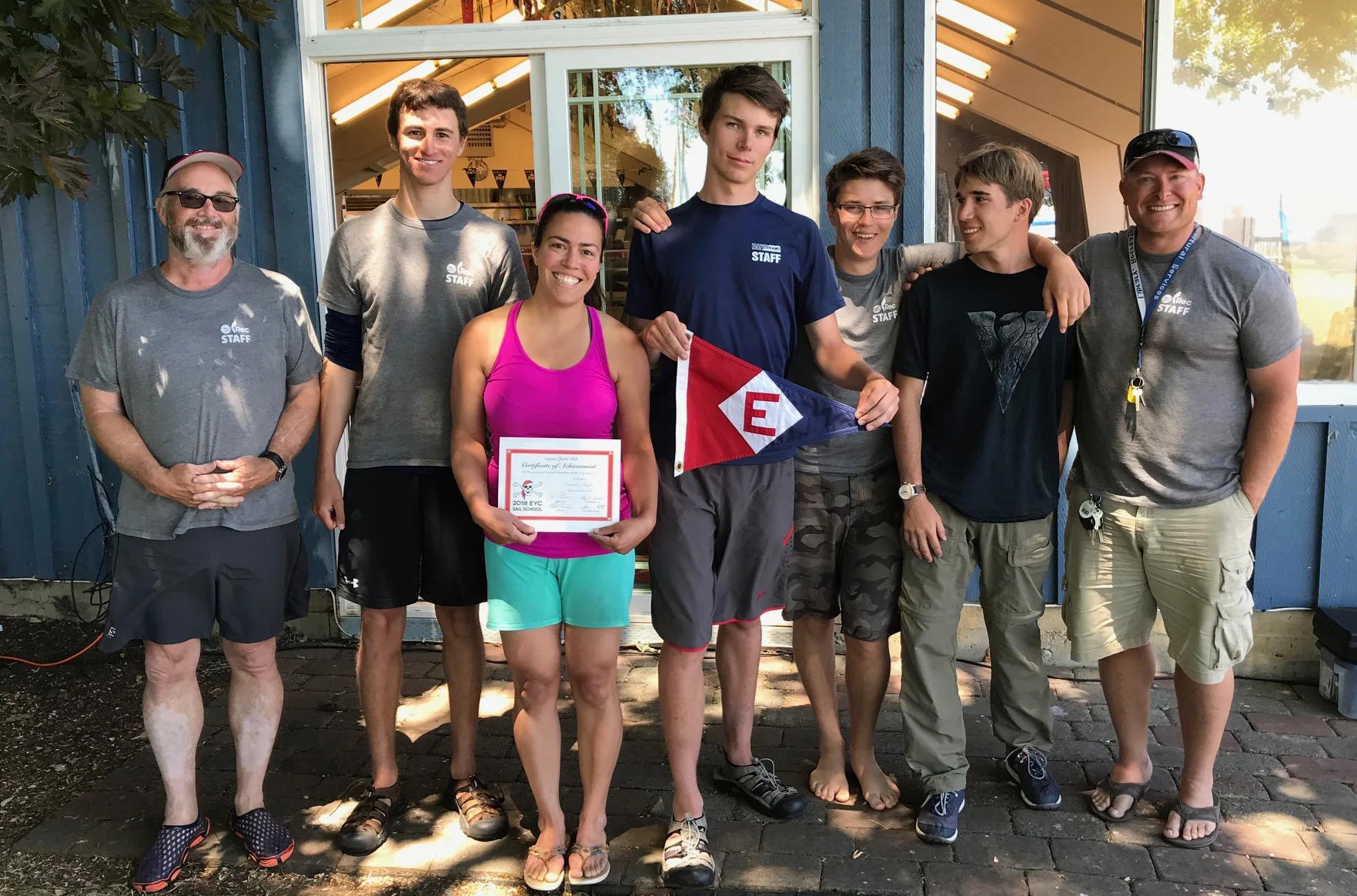 Feva class at 2018 Sail School