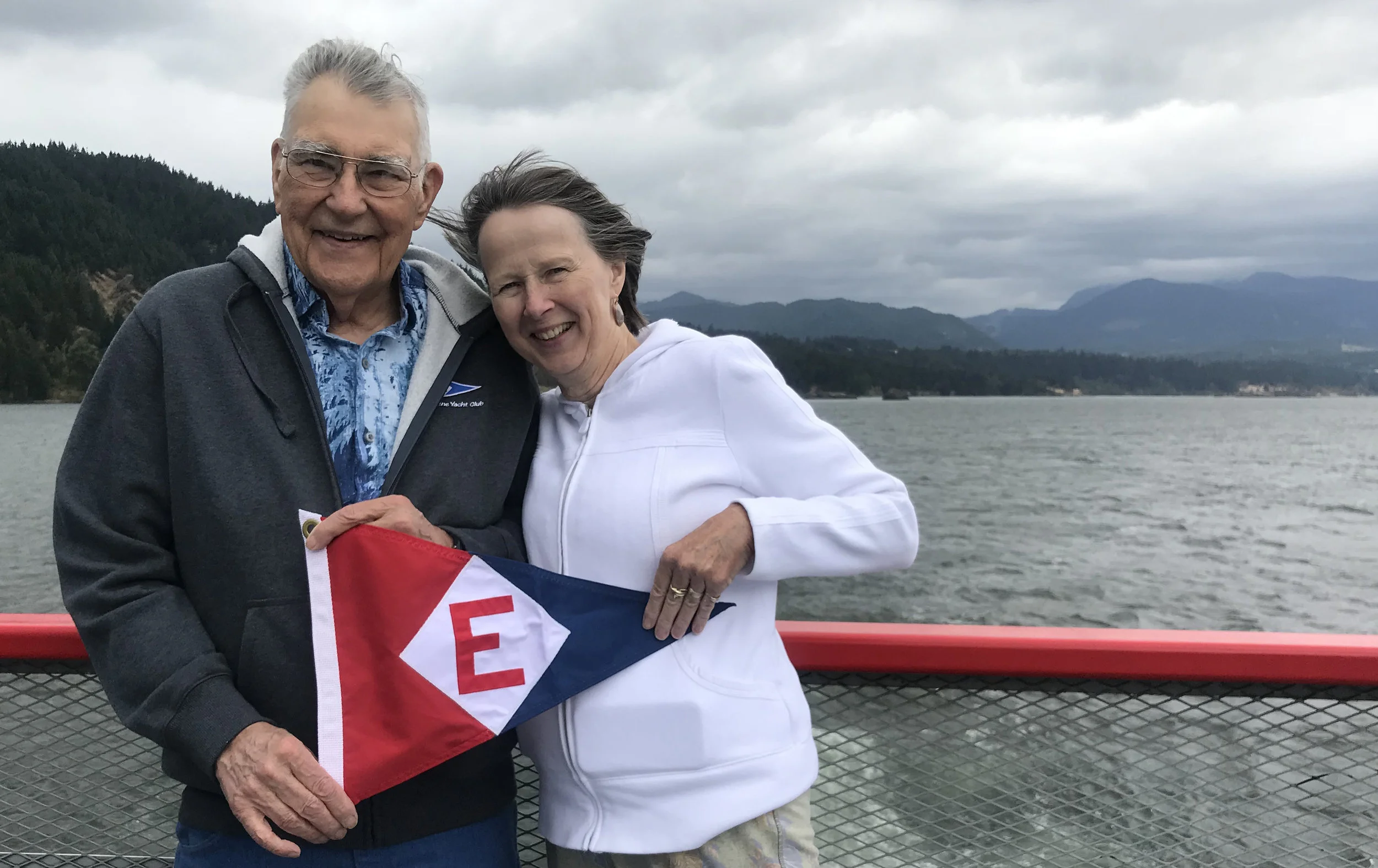 Dave and Marji Clune at Cascade Locks, OR
