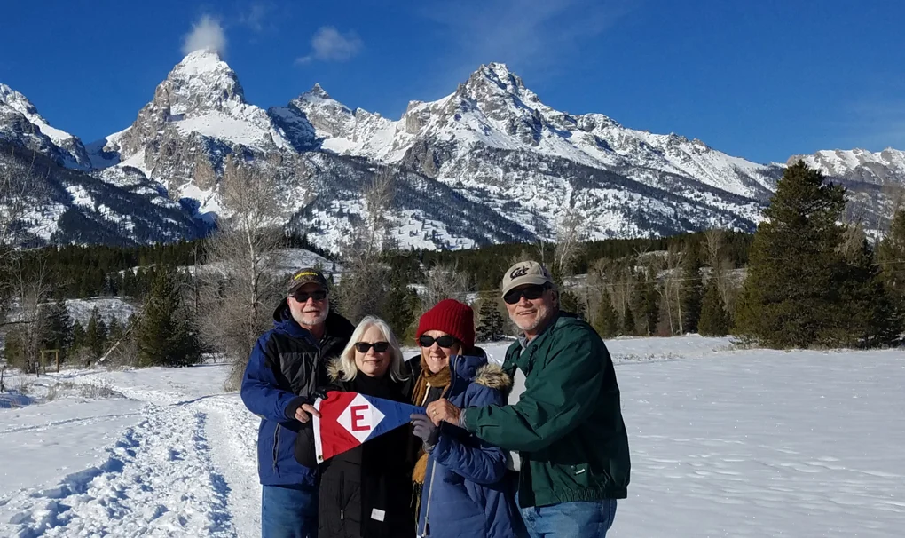 Murray & Linda McLeod and Susan Degen & Scott Landgreen at Grand Teton National Park.