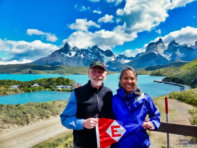Matt & Diane Fleischman took their spirit all the way south to Patagonia.