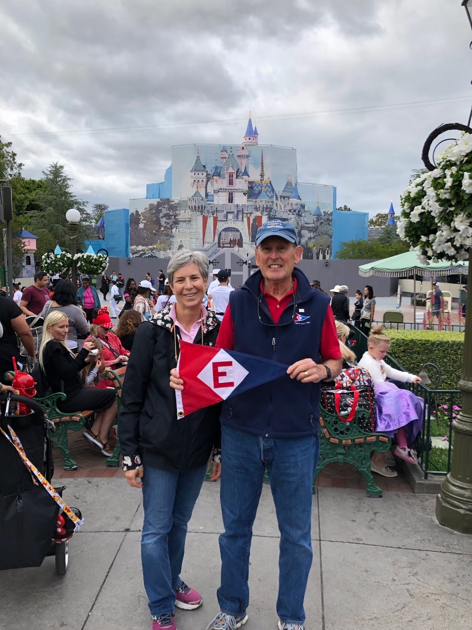  Gary and Jane show their pride at the happiest place on earth—Disneyland! 
