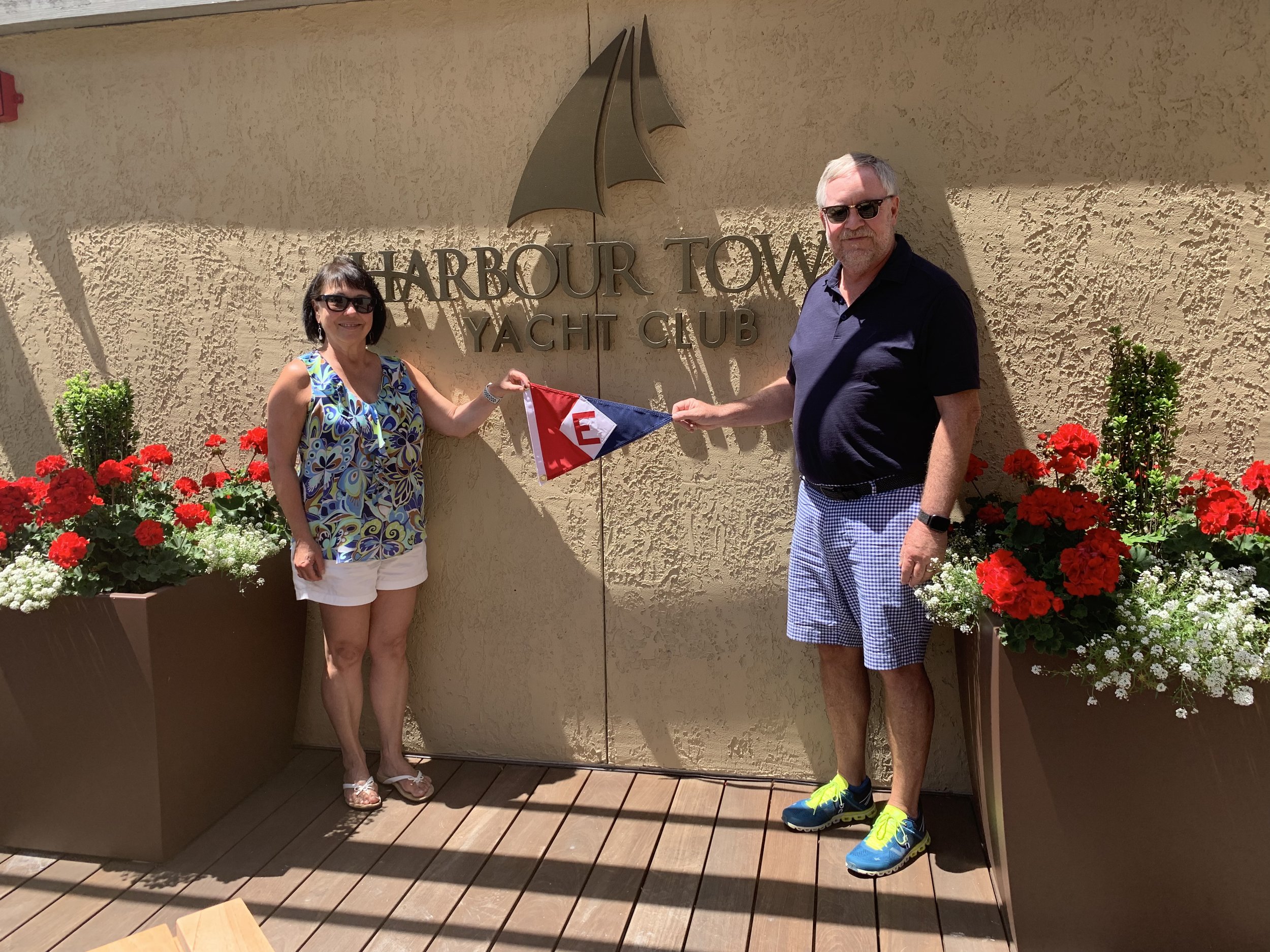  Marie &amp; Richard at Harbor Town Yacht Club in South Carolina 