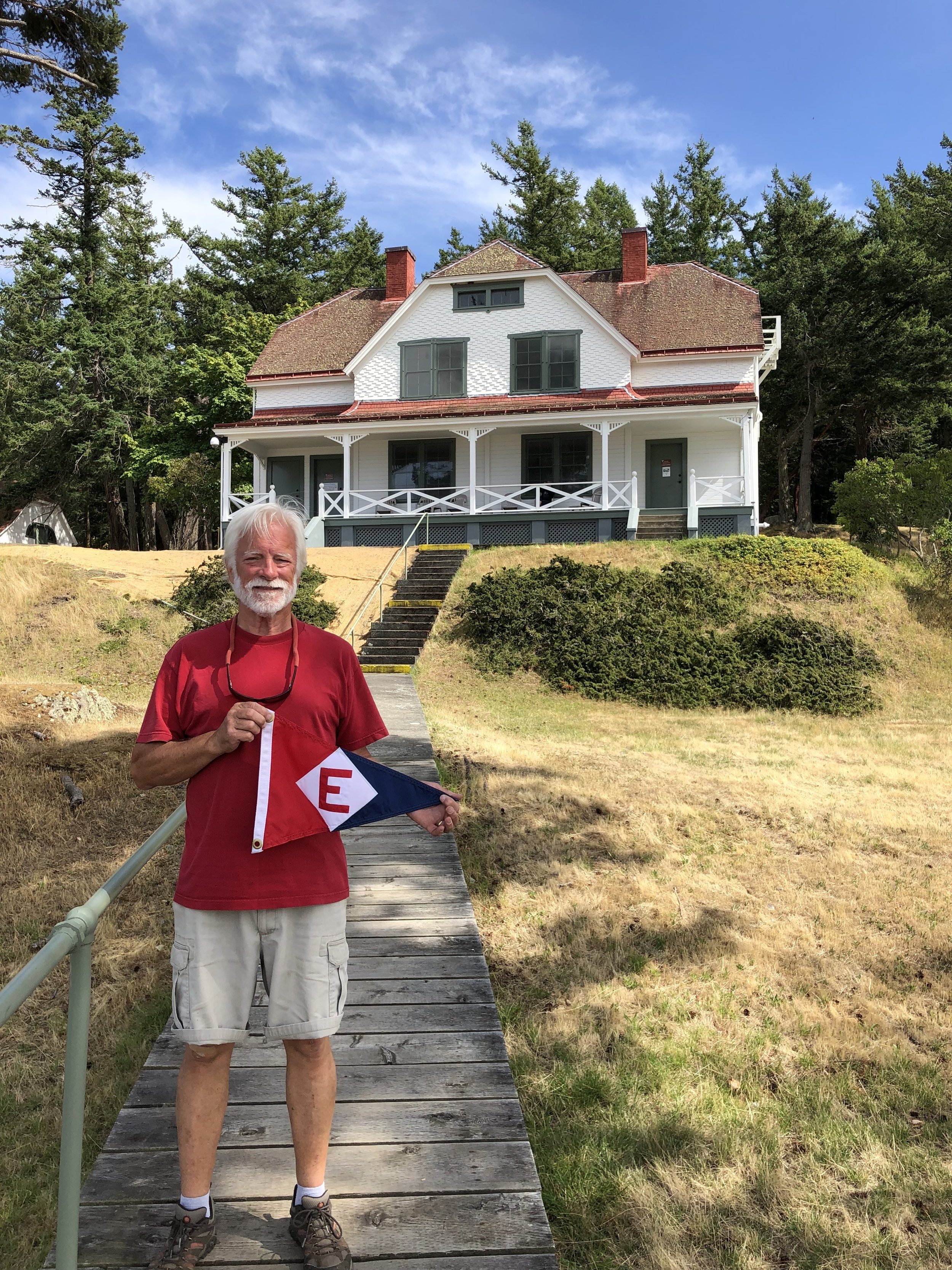  Ken at Turn Point Lighthouse‚ the most northwestern point of the continental United States 