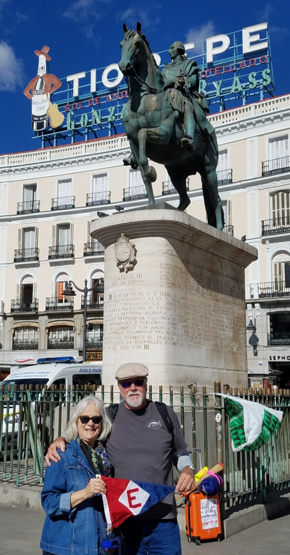  Linda &amp; Murray at the Plaza de Mayor in Madrid, Spain 