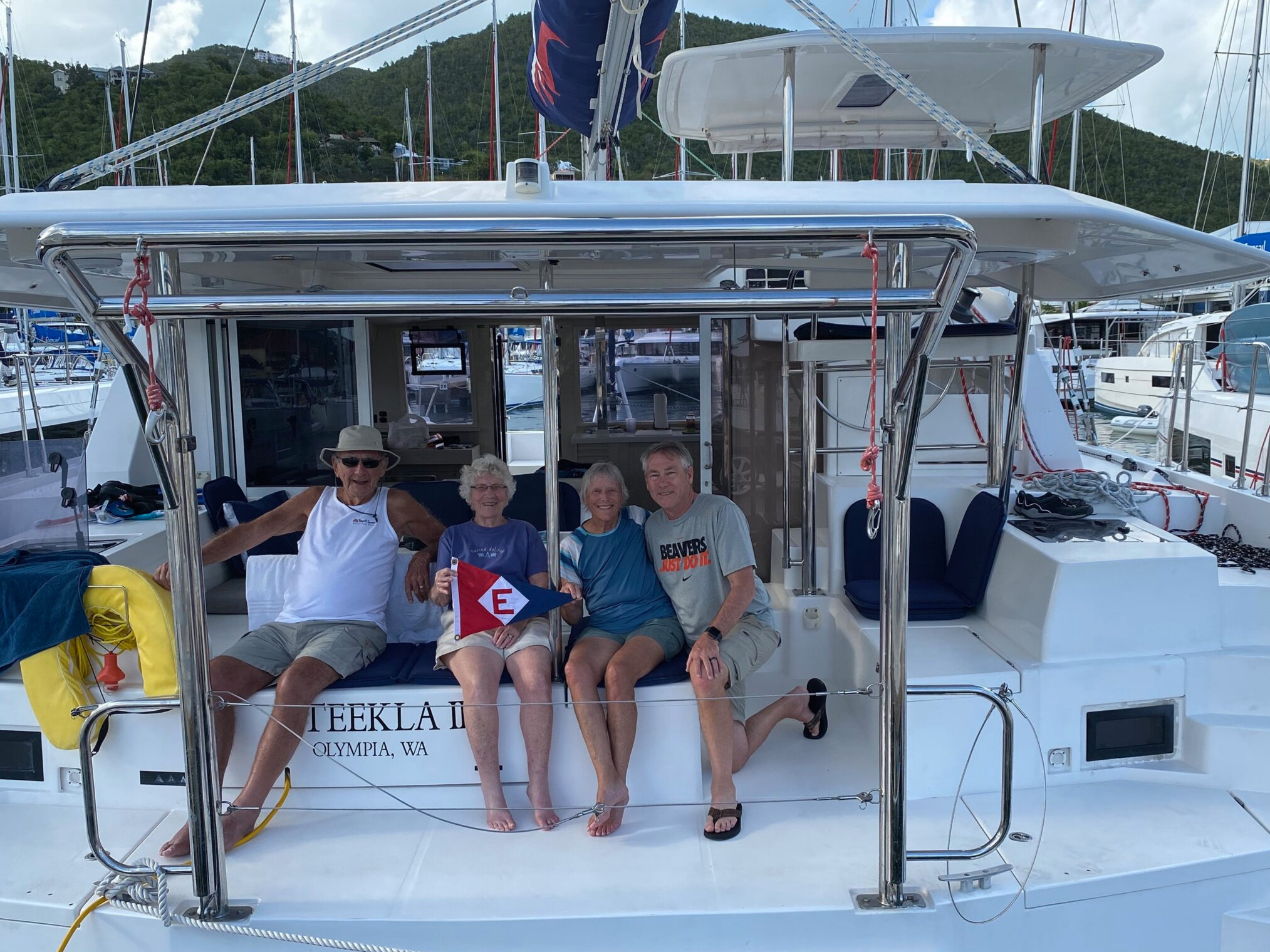  End of the BVI adventure for Dick &amp; Margaret and Bill &amp; Vicky 