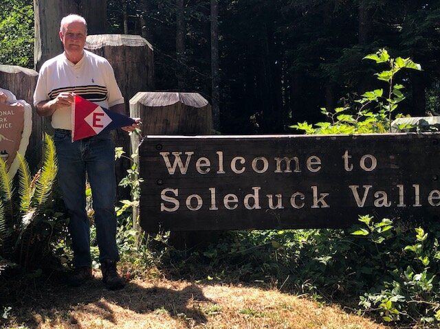  Paul shows the colors at a curiously spelled Sol Duc Valley in the Olympics 