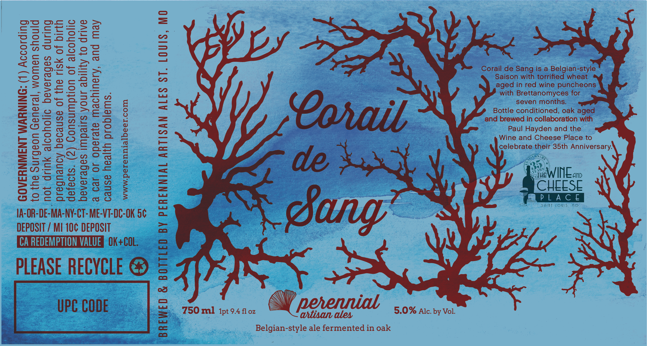 Corail de Sang Label